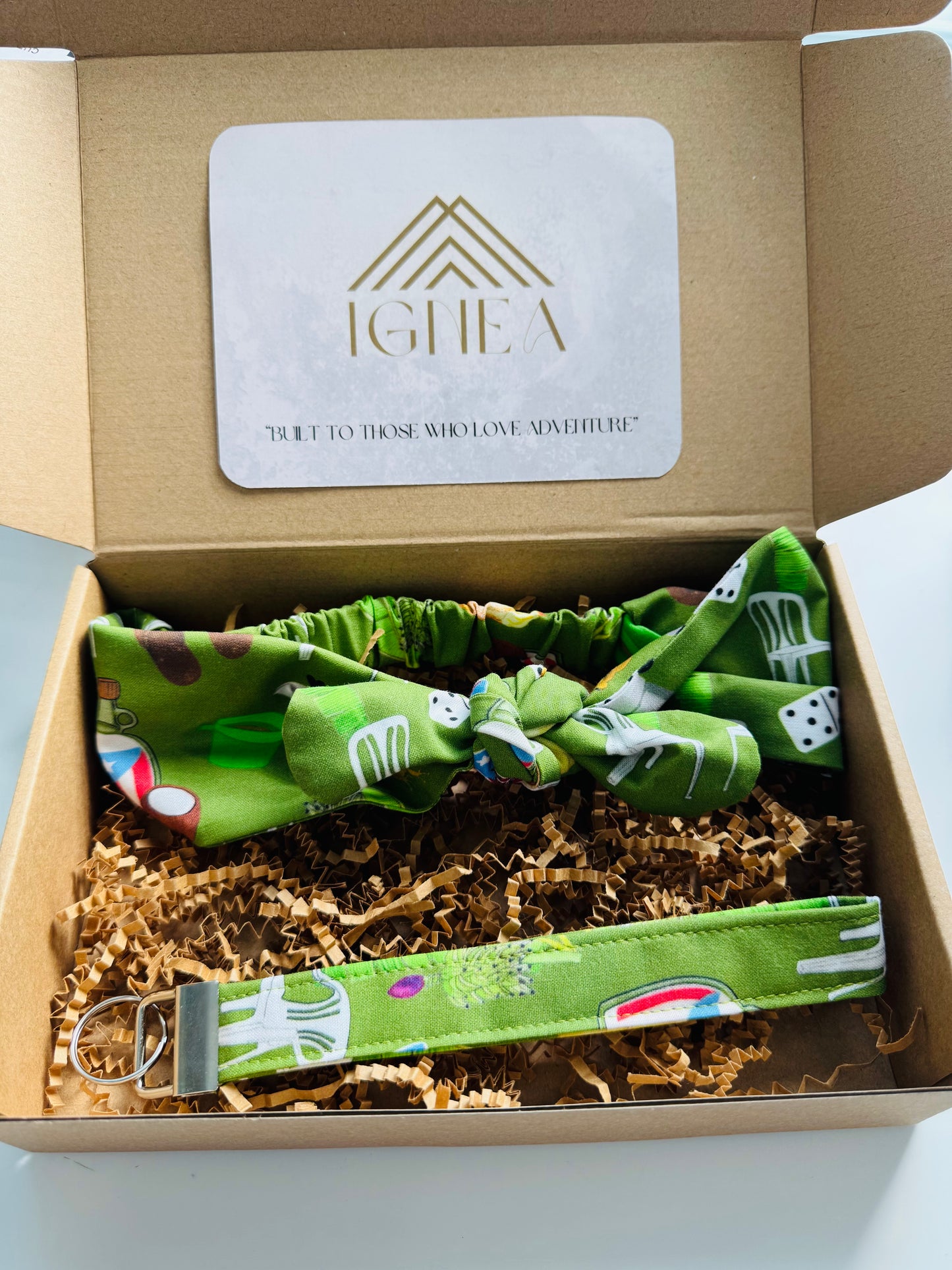 Boricua de Pura cepa bundle 3 (llavero + scrunchiedana)