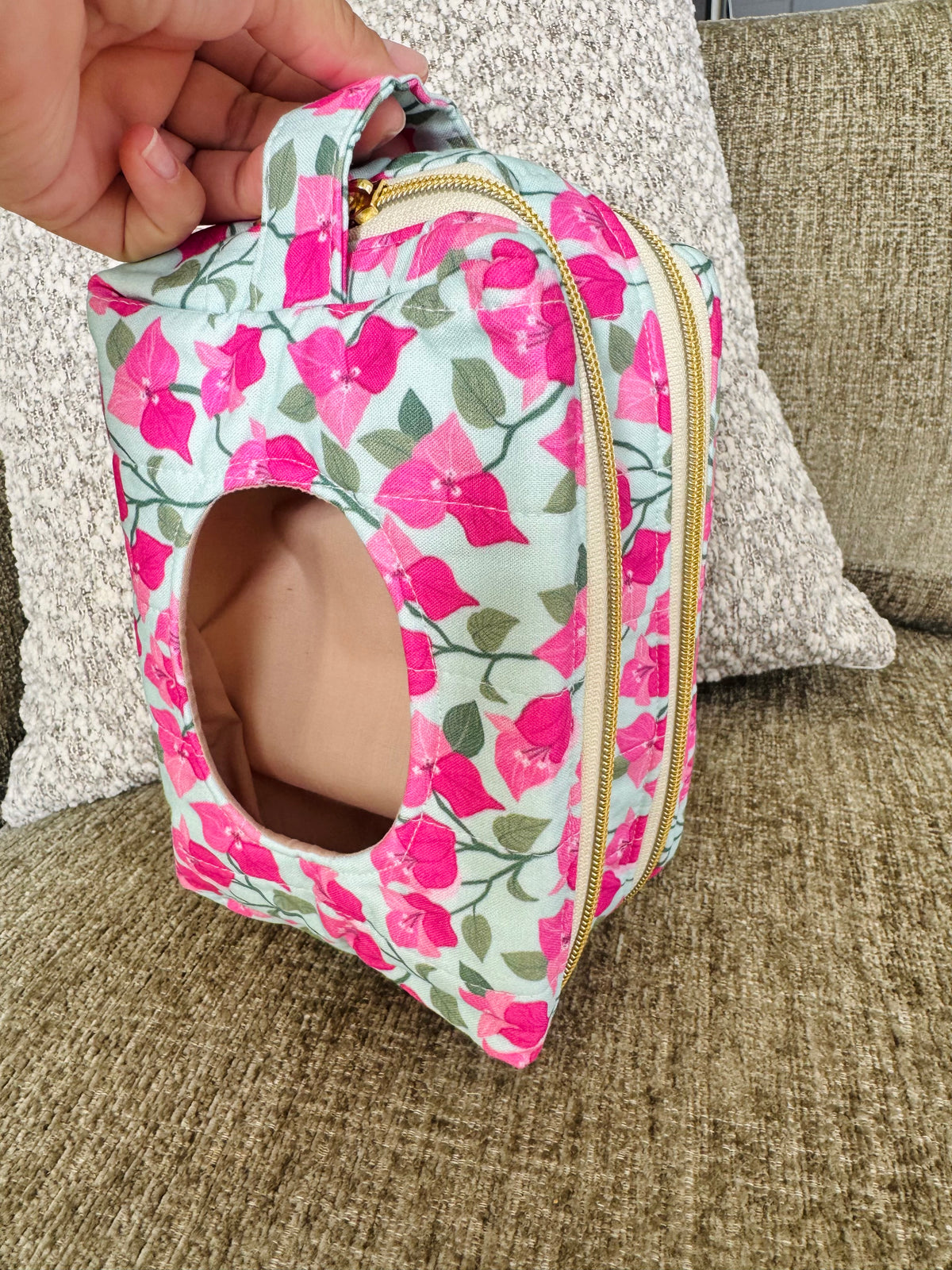 Trinitarias azul-Travel pouch