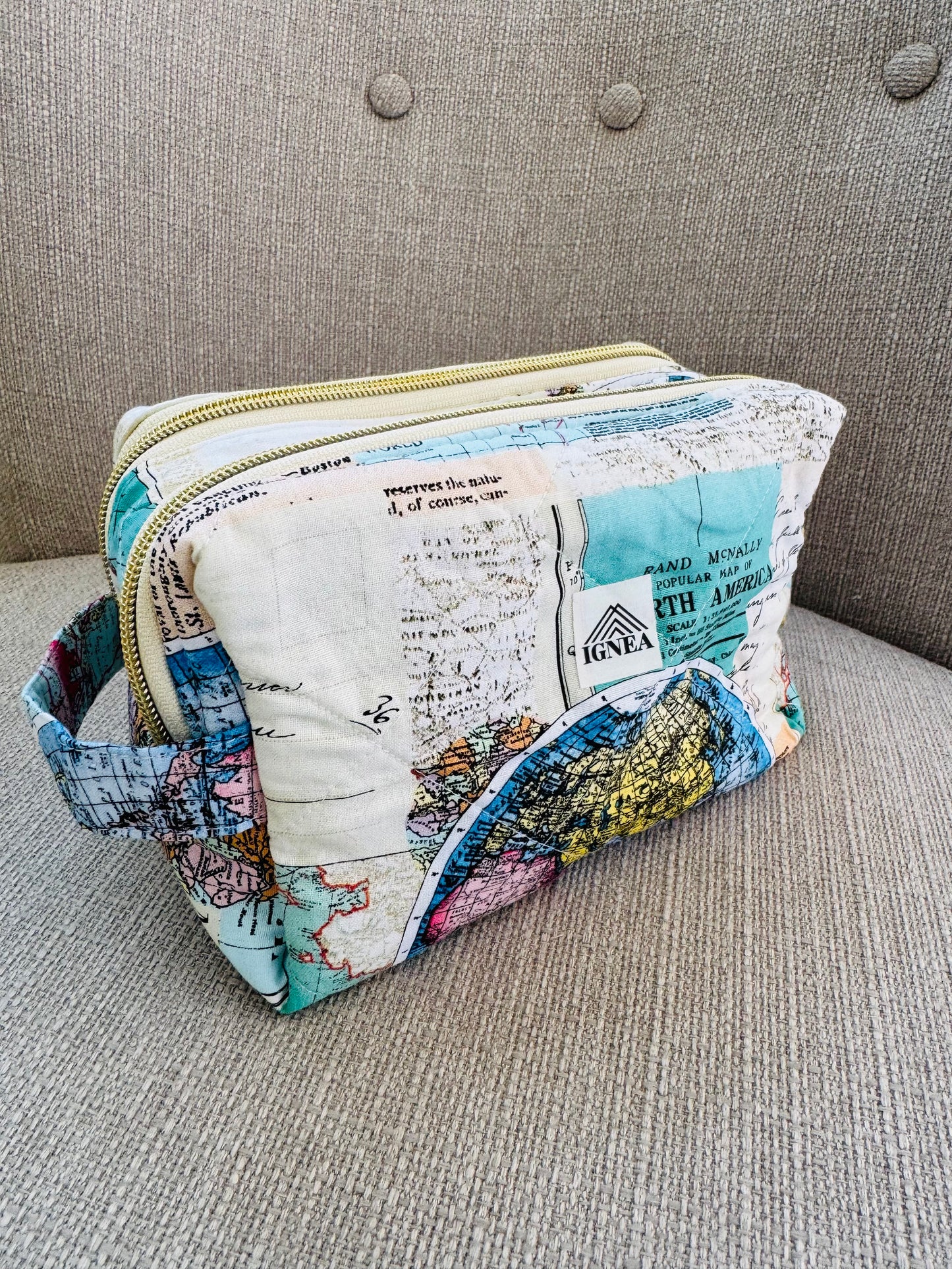 WorldMap-Travel pouch