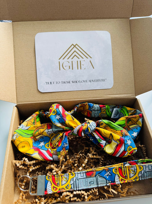 Boricua bundle 3 (llavero + scrunchiedana)